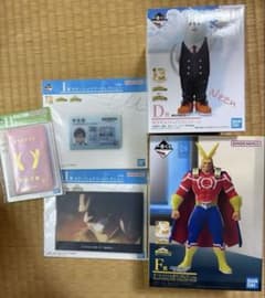 僕のヒーローアカデミア 一番くじ 根津校長、オールマイト人形、その他のサムネイル