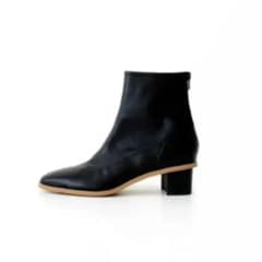 シールームリン  Basic leather ショートブーツ 黒 LLのサムネイル