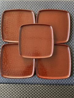 讃岐漆器の膳正方形5枚セット - メルカリ