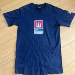 【90年代アメリカ製、クラウンロゴ】stussy シングルステッチTシャツ古着のサムネイル