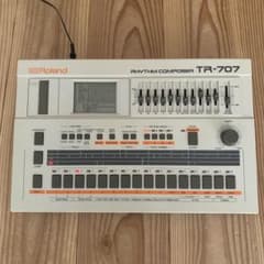 Roland TR-707 リズムマシン ACアダプター、説明書付きのサムネイル