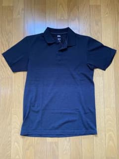 UNIQLO ドライEXポロシャツ（グラデーション） BLKのサムネイル