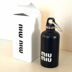新品MIU MIU ステンレスボトルとケースセット　ブラック 新品】正規品MIU MIU BOTTLE GIFT ステンレスボトル ブラック - メルカリ