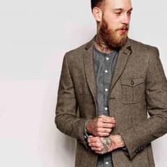 ASOS Slim Fit Blazer In Donegalのサムネイル