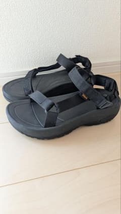 【24.5~25.0cm】TEVA(テバ)/ブラック/スポーツサンダル/厚底のサムネイル