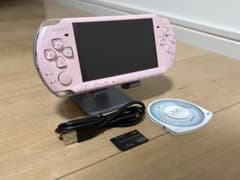 激美品 動作確認品 PSP 3000 ブロッサムピンク すぐ遊べるセットのサムネイル