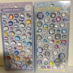 ［正規品］ボンボンドロップシール　クラゲ　アザラシ　水族館のサムネイル