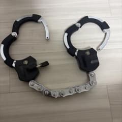 自転車　バイクチェーンロック 鍵付き カフロック　Master Lock 中古品
