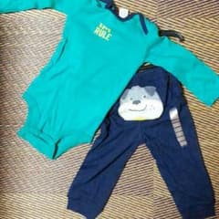 カーターズ ロンパース ズボン  Tシャツ  三点セット  新品タグ付きのサムネイル