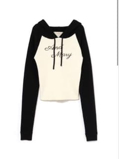 And Mary Letter Mary Logo Tops ブラックのサムネイル