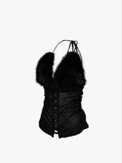 完売品】furry triangle hook tops - メルカリ