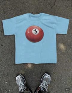 SHEIN ビリヤードボール3プリントTシャツのサムネイル