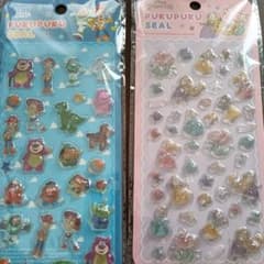 ディズニー プクプクシール 2枚セット トイストーリー プリンセスのサムネイル