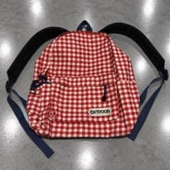 00s OUTDOOR ギンガムチェック リュック y2k swag テックのサムネイル