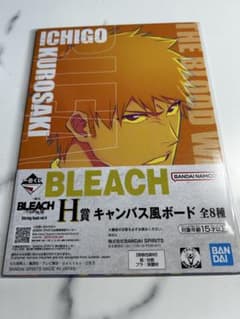 BLEACH 이치 반 쿠지 H상 캔버스 보드 쿠로사키 이치고