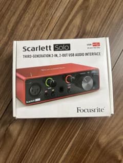 Focusrite Scarlett Solo 3rd Gen 箱付き