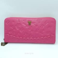 【傷あり】 ピンク アナスイ ANNA SUI ファスナー長財布 ベロニカ 新品 傷あり】 ピンク アナスイ ANNA SUI ファスナー長財布 ベロニカ 新品