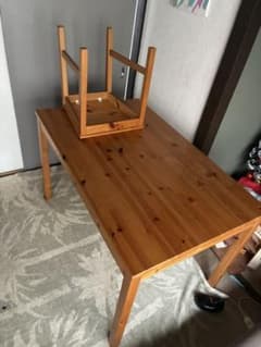 川越市・直接引取IKEA JOKKMOKK ダイニングテーブル＆チェア4脚セット
