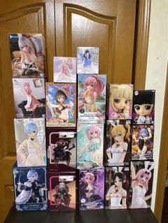 開封品 プライズ 美少女フィギュア まとめ売り 18個セット ダブリ無し