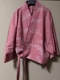 FU-KA 桜模様 ピンク着物 日本製　洗える二部式のサムネイル