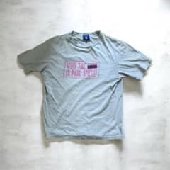 Tシャツ 青 archive スケーター ピンクロゴ 短丈のサムネイル
