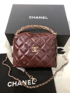 シャネル ココチェーンクラッチショルダー ボルドー ノベルティ - メルカリ