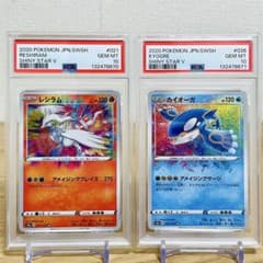 レシラム カイオーガ アメイジング 連番 psa10 ポケモンカード PSA10連番】レシラム&カイオーガ アメイジングレア - メルカリ
