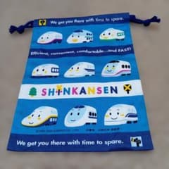 SANRIO SHINKANSEN 巾着袋 体操着袋のサムネイル