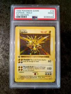 PSA鑑定品　サンダー　Zapdos　英語　1st Ed　psa2　匿名発送 PSA鑑定品 サンダー Zapdos 英語 1st Ed psa2 匿名発送 - メルカリ