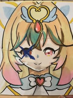 手描きイラスト キュアアルカナのサムネイル