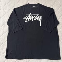 Stüssy レディースTシャツワンピ　チュニック丈　ブラック Mサイズのサムネイル