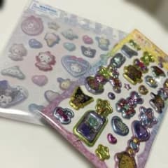 サンリオキャラクターズ シール（ドリーミーアイスパーラー）ぷくキラシール 2点のサムネイル