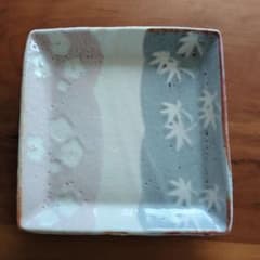 和食器 四角皿 楓模様 陶器 - メルカリ