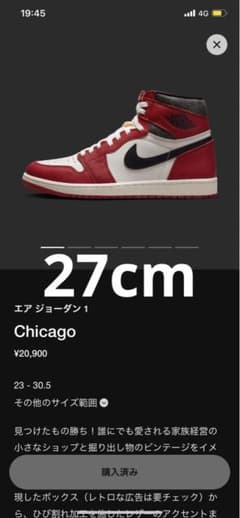 エアジョーダン1レトロHIGH OG Chicagoのサムネイル