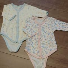 前開き 長袖ロンパース 70サイズ 女の子のサムネイル