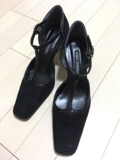 ジュンコシマダ　パンプス ハイヒール　ブラック　日本製　美品のサムネイル