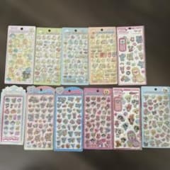 キャラクター立体シール 11枚セットのサムネイル