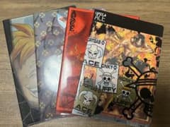 ONEPIECビジュアルアートクリアファイル　4種のサムネイル