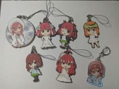 五等分の花嫁 ラバーストラップ アクリルキーホルダー セットのサムネイル