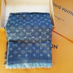美品☆百貨店購入☆ルイヴィトン☆マフラー☆スカーフ☆箱、ショッパー 