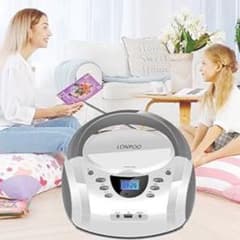 LONPOO ステレオ cd プレーヤー bluetooth FMラジオのサムネイル