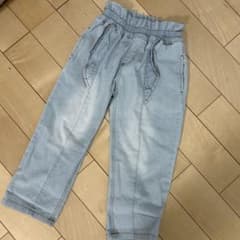 しまむ、デニム風 ロングパンツ120cmのサムネイル