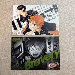 ハイキュー!! 日向翔陽 影山飛雄 特典 ポストカード イラストカード