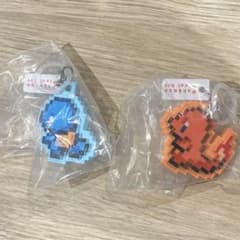 ポケモン Pokémon Pixel Art キーホルダー 2種セットのサムネイル
