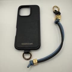 MAISONde SABRE iPhone16Proケースチャームストラップ付