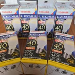 TOSHIBA LED電球 LD4L-G-E17/S/40W2のサムネイル