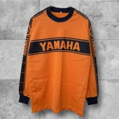 YAMAHA ヤマハ メッシュ ジャージ オレンジ モトクロス L ビンテージ