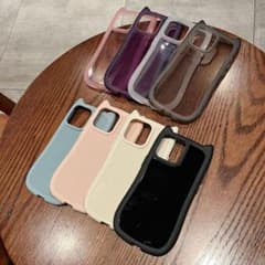 iPhoneケース 猫耳 TPU かわいい 韓国風 スマホケースのサムネイル