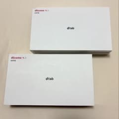 【お値下げ】 docomo dtab d-01G タブレット 本体　2台セットのサムネイル