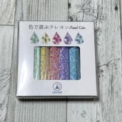 色で遊ぶクレヨン　パステルカラー　5色のサムネイル